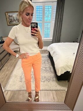 J. Crew High-Rise Girlfriend Chino